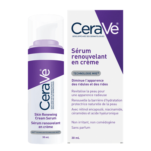CERAVE Sérum renouvelant en crème au RÉTINOL ENCAPSULÉ pour tous les types de peau 30ml