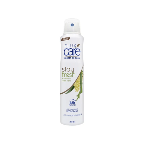 Flux Care déodorant anti-transpirant 250 ml Bamboo Aloe-Vera