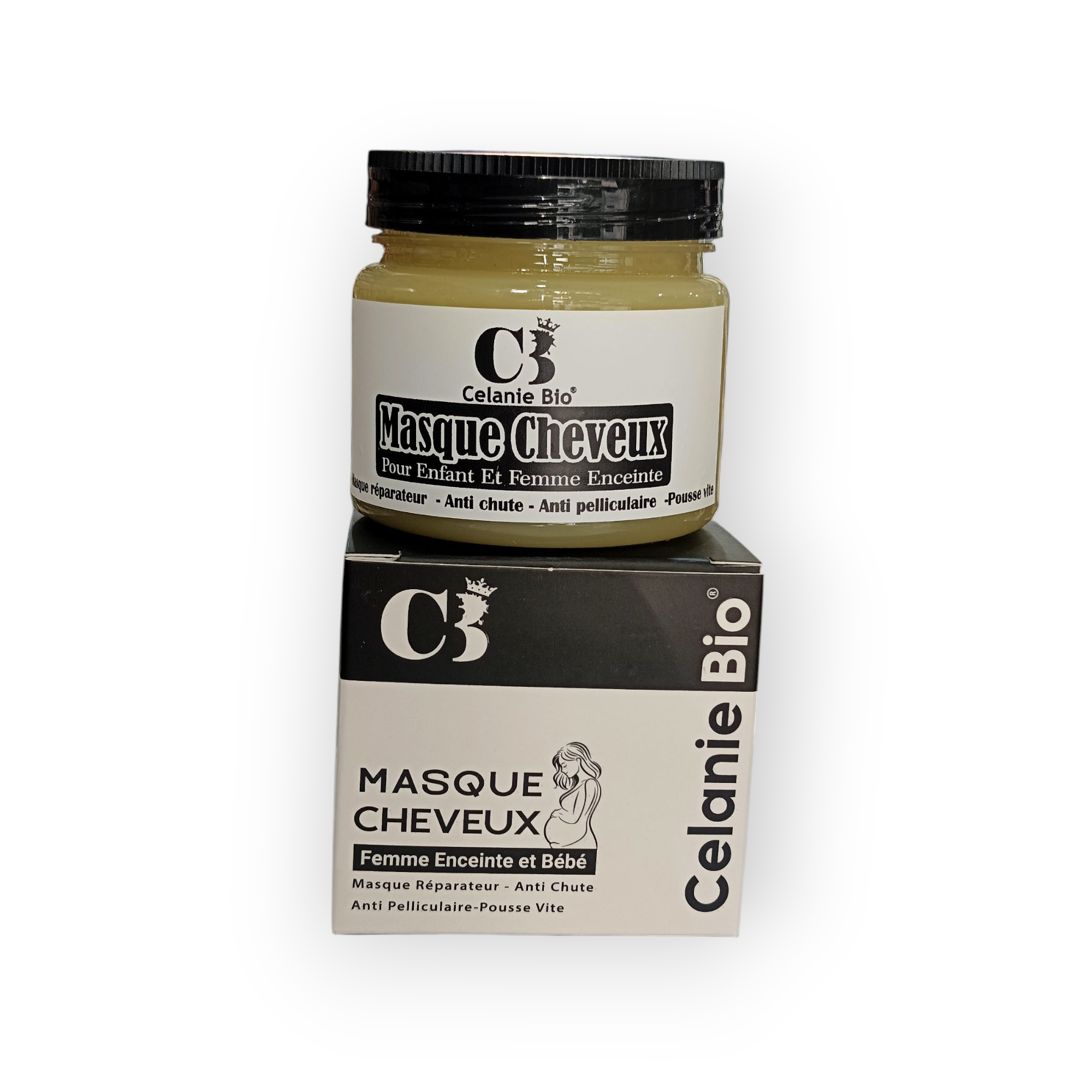 CelanieBio masque cheveux femmes enceintes et enfants