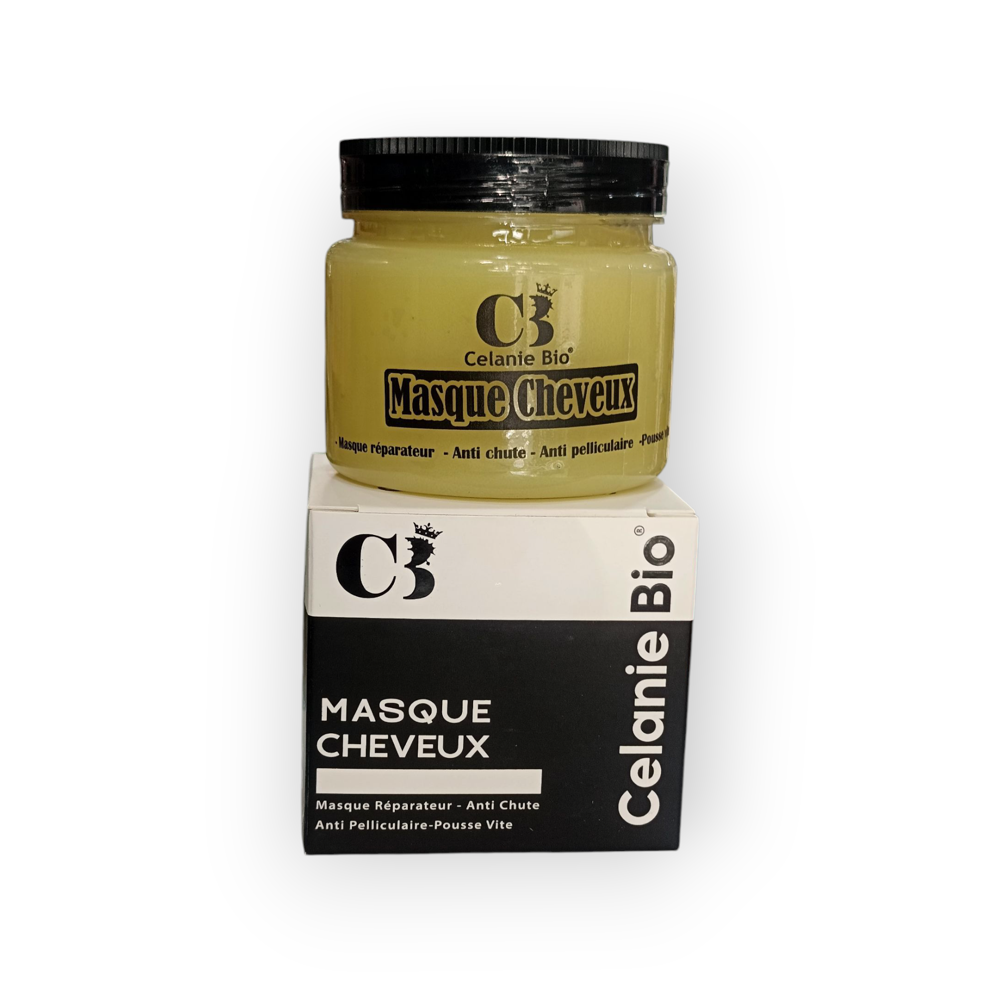 CelanieBio masque cheveux anti-chute et antipelliculaire pour femme