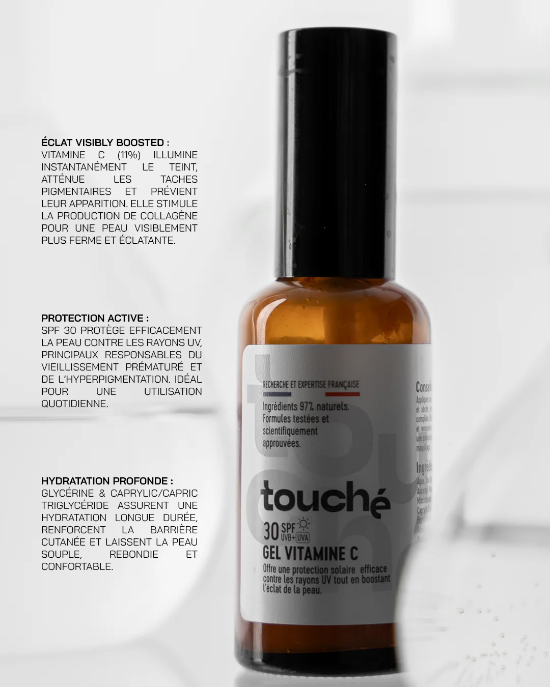 Touché Gel Vitamine C 11% + SPF 30 – Image 3